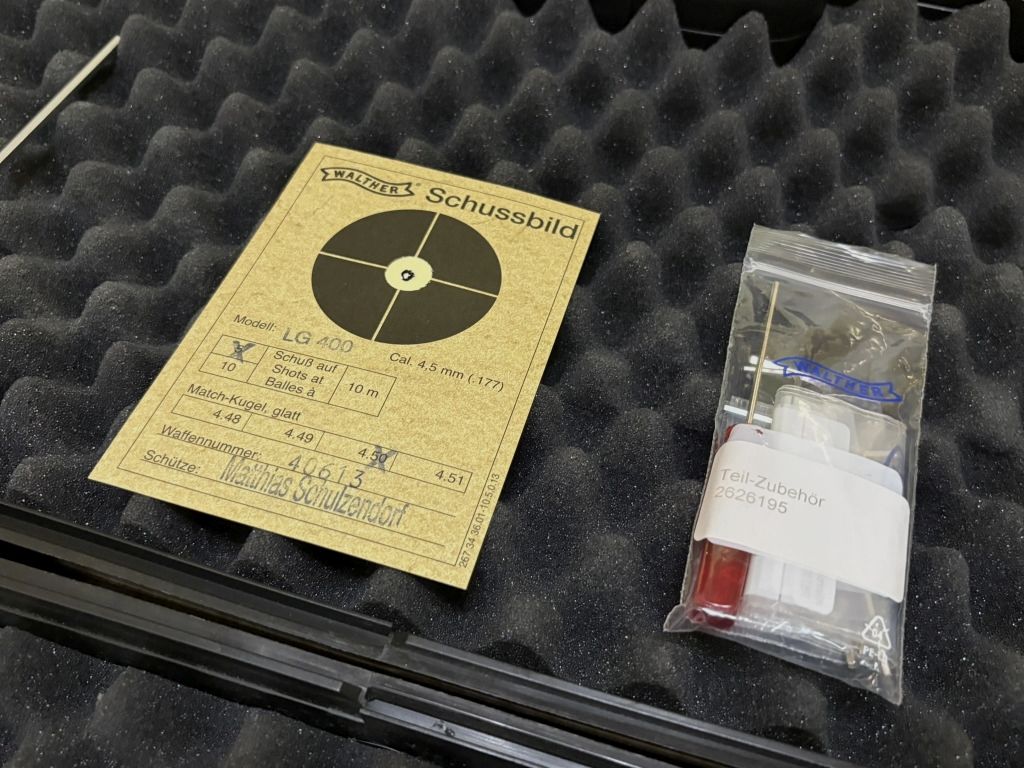 Walther LG 400 Alutec Wettkampf Senior Auflage