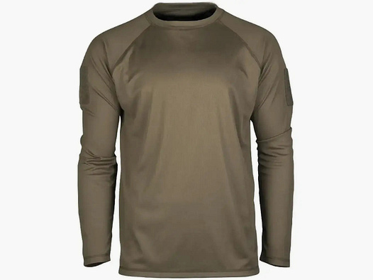 Mil-Tec Mil-Tec Tactical Quickdry Langarmshirt - Oliv / S Herren
