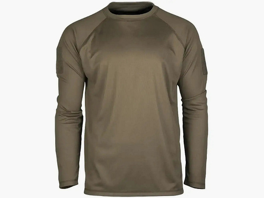 Mil-Tec Tactical Quickdry Chemise à Manches Longues - Olive / S Hommes