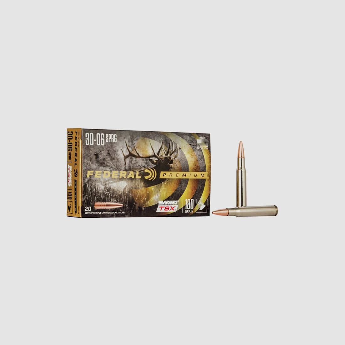 Federal Premium Barnes TSX .30-06 Sprg. 180GR HP 20 Patronen