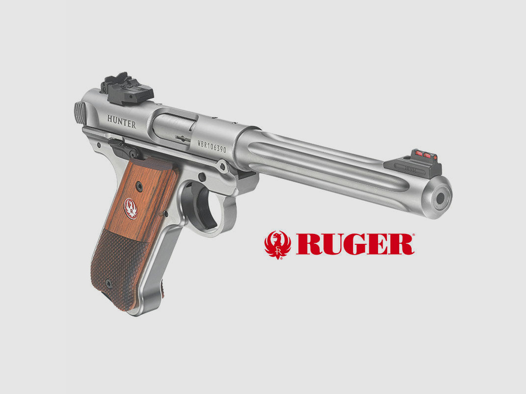 Ruger Mark IV Hunter 6,88" en acier inoxydable