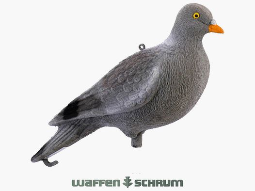 Vollkörper-Locktaube beflockt