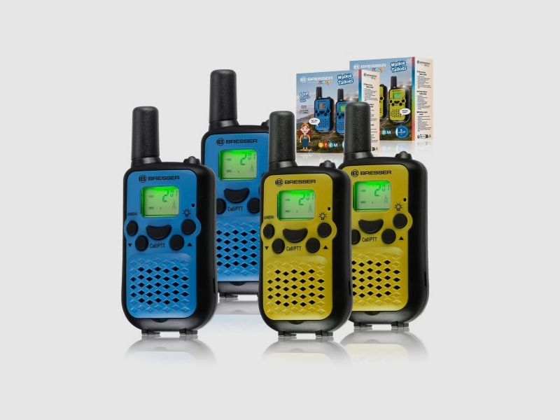 Set aus 2 BRESSER JUNIOR Walkie-Talkies mit einer Reichweite von bis zu 6 km und Freisprechfunktion, Bild 4 von 7