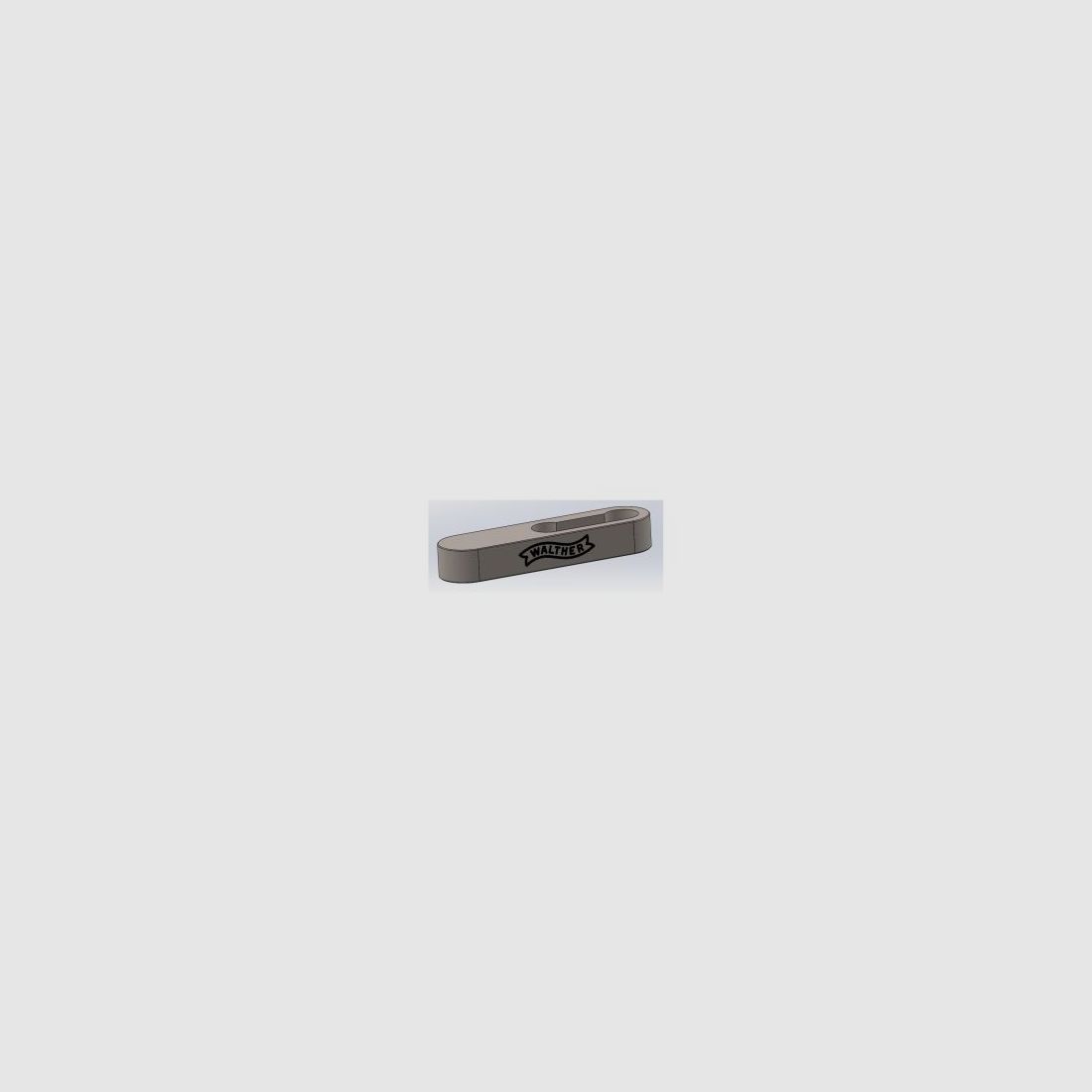 WALTHER Backenschiebegewicht 100g, silber