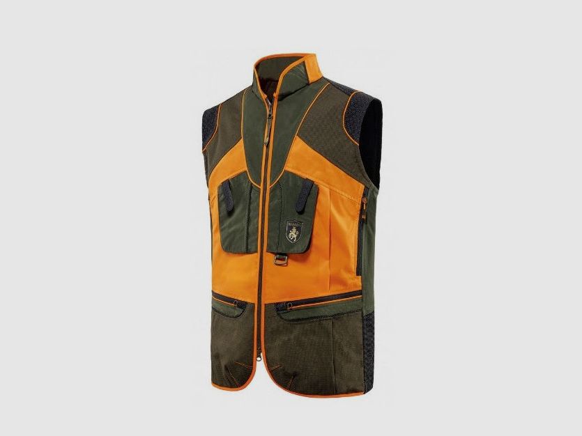 TRABALDO GILET DRIVER HV 2.0 2000/KEPROTEC VERDE/ ARANCIO, immagine 7 di 8