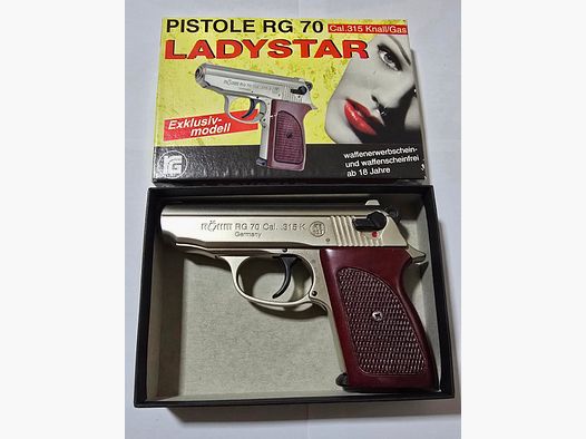 Röhm RG 70 Ladystar raro .315 Knall Níquel