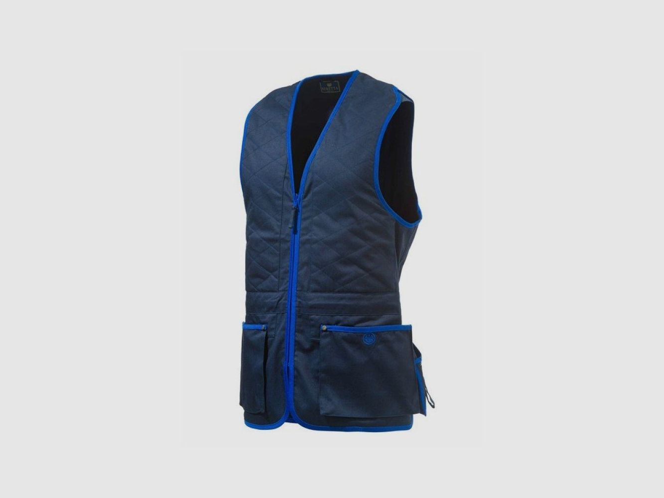 Beretta Gilet Trap Baumwollweste Blau Navy e Beretta