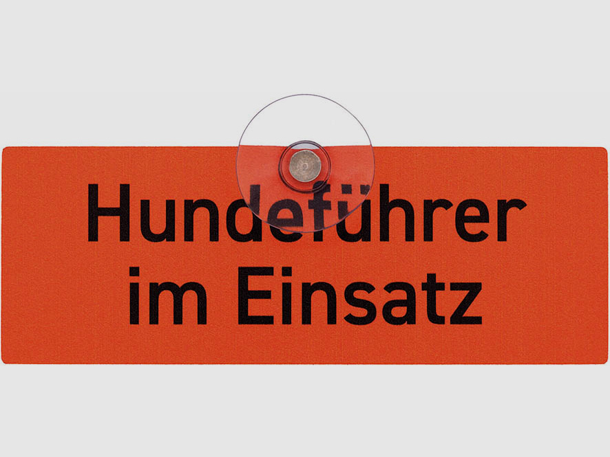 Schild Hundeführer
