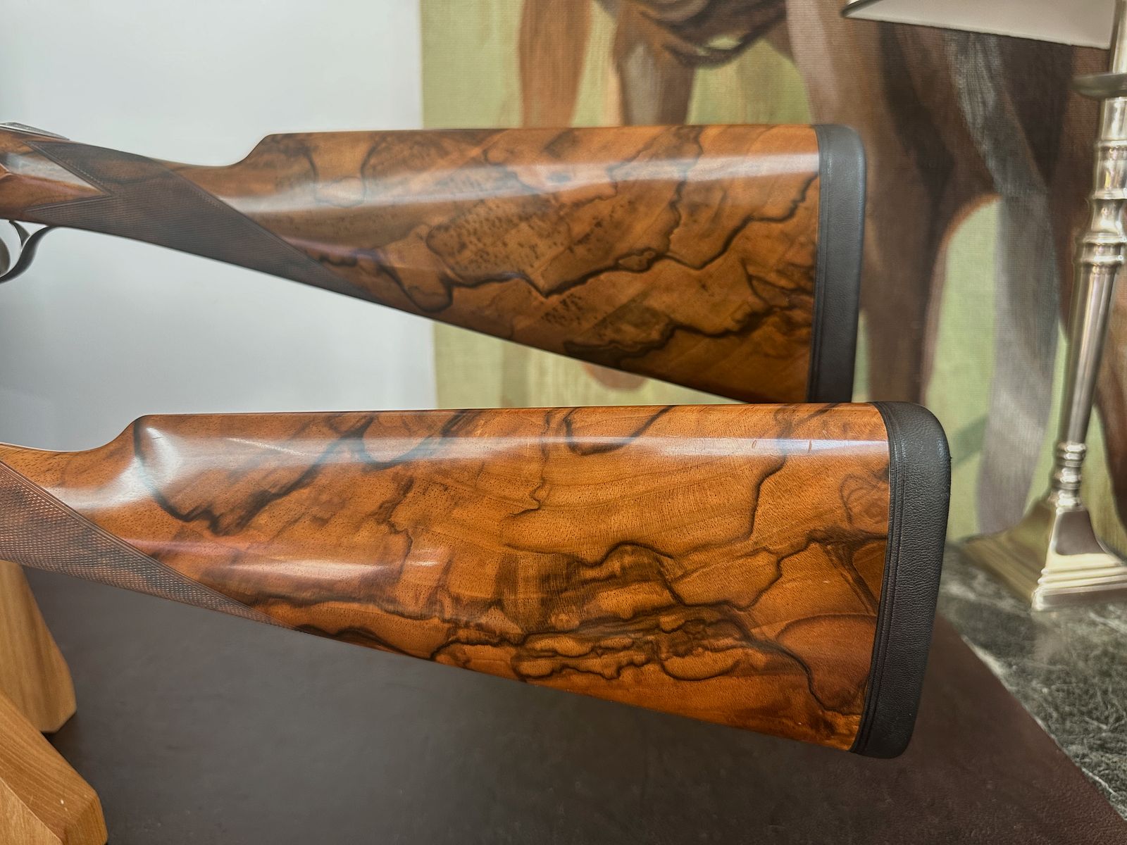 Luciano Bosis Queen - Fine side-lock shotgun pair in caliber 20