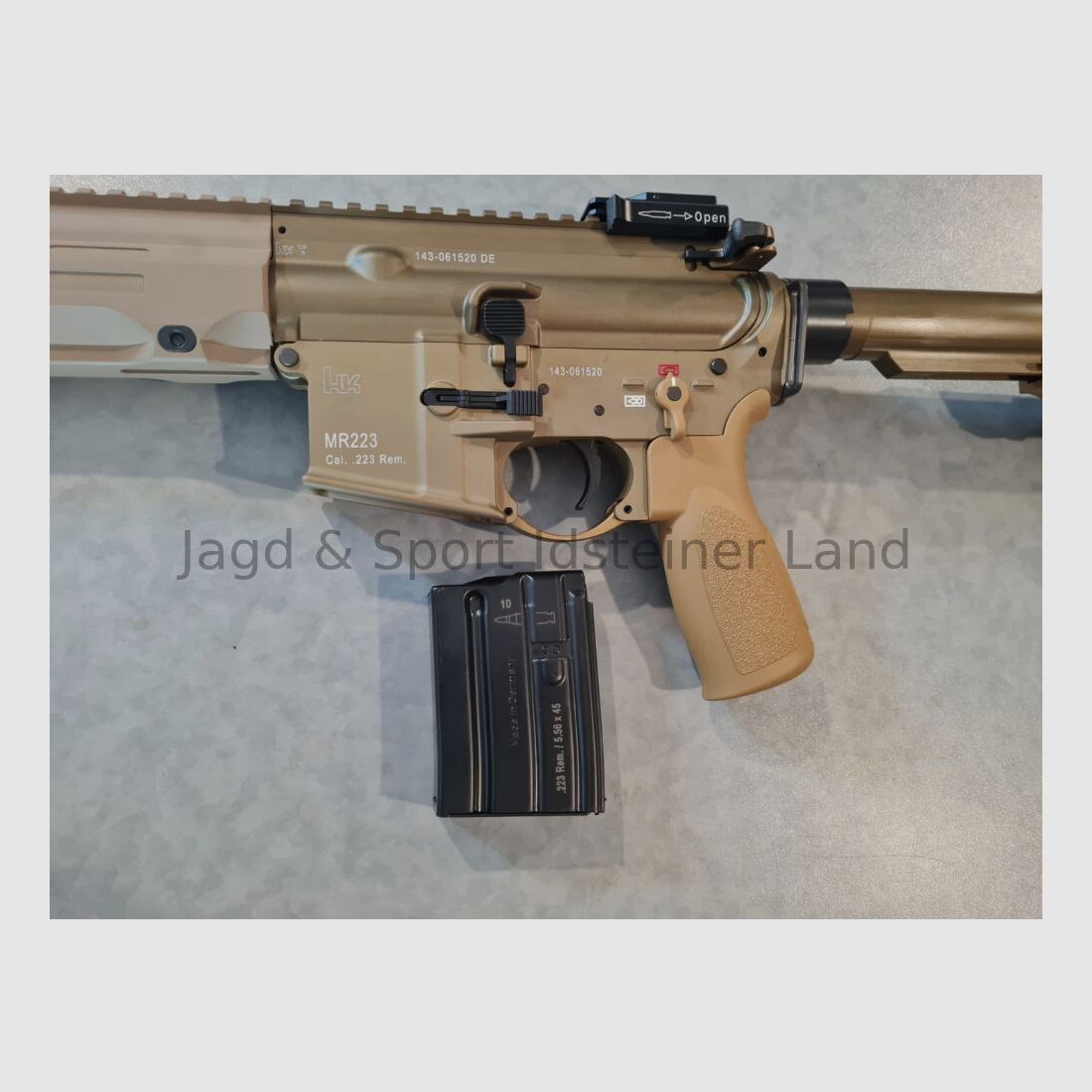 Heckler & Koch MR223-A3, LL:11"/approx 28cm, sand color, sportily approved!