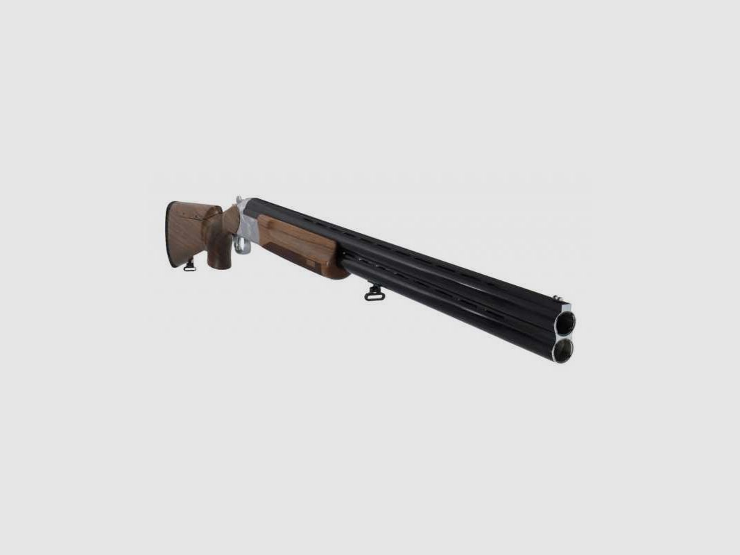 Huglu Victor Sport 76cm fusil superposé argent calibre 12/76