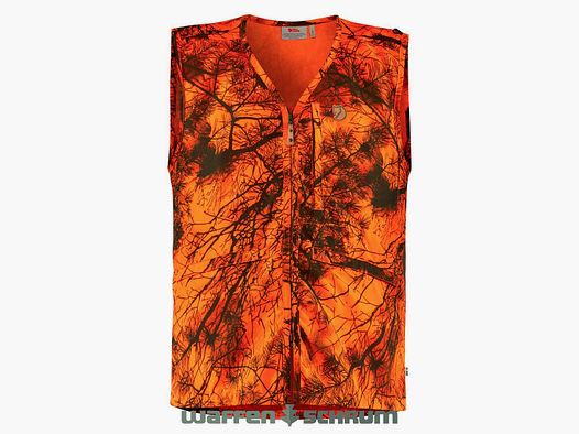 Fjällräven Signalweste Värmland Orange Camo