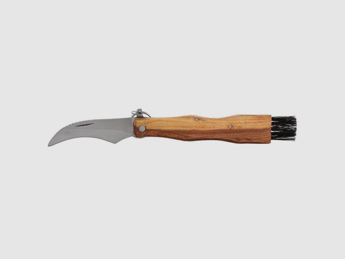 Olijfhouten Plukmes met Ring Paddestoelmesser, afbeelding 3 van 6
