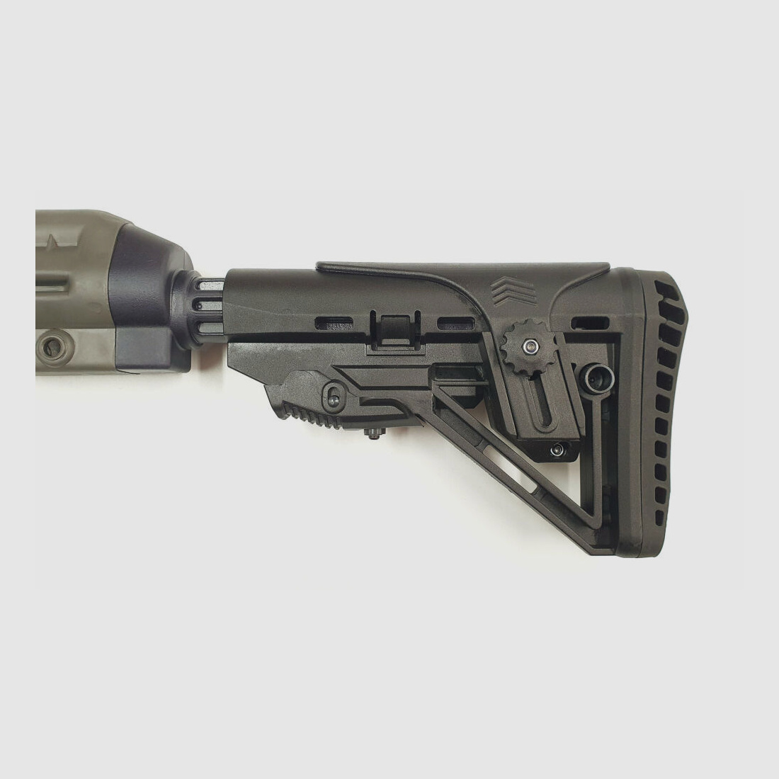 Schwaben Arms GmbH SAR M41 / HK41 / HK G3 crosse avec crosse télescopique GWMH SPC AR, complète avec pièce de base