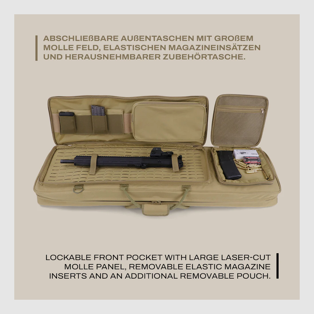 Winter Guncases Bolsa Táctica para Rifle 110 cm