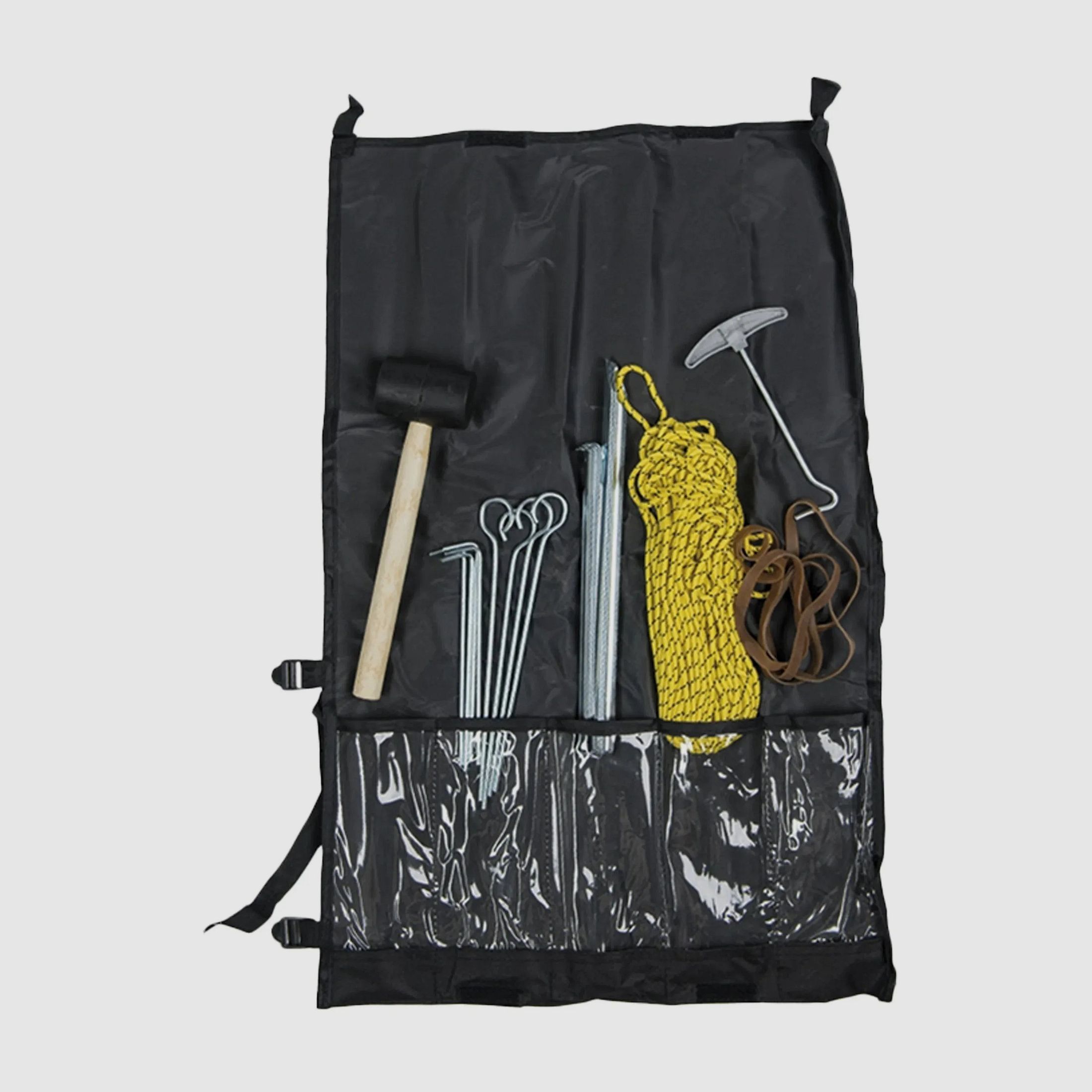Mil-Tec Tent Set mit Heringen Hammer Leine etc.