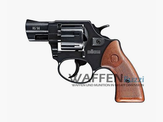 Röhm RG56 Schreckschusswaffe brüniert