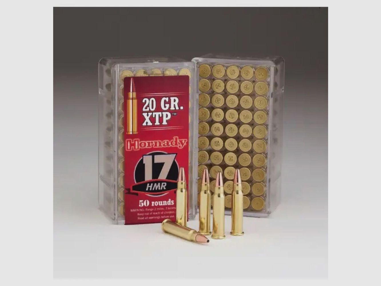 Hornady XTP 20grs 50St .17HMR