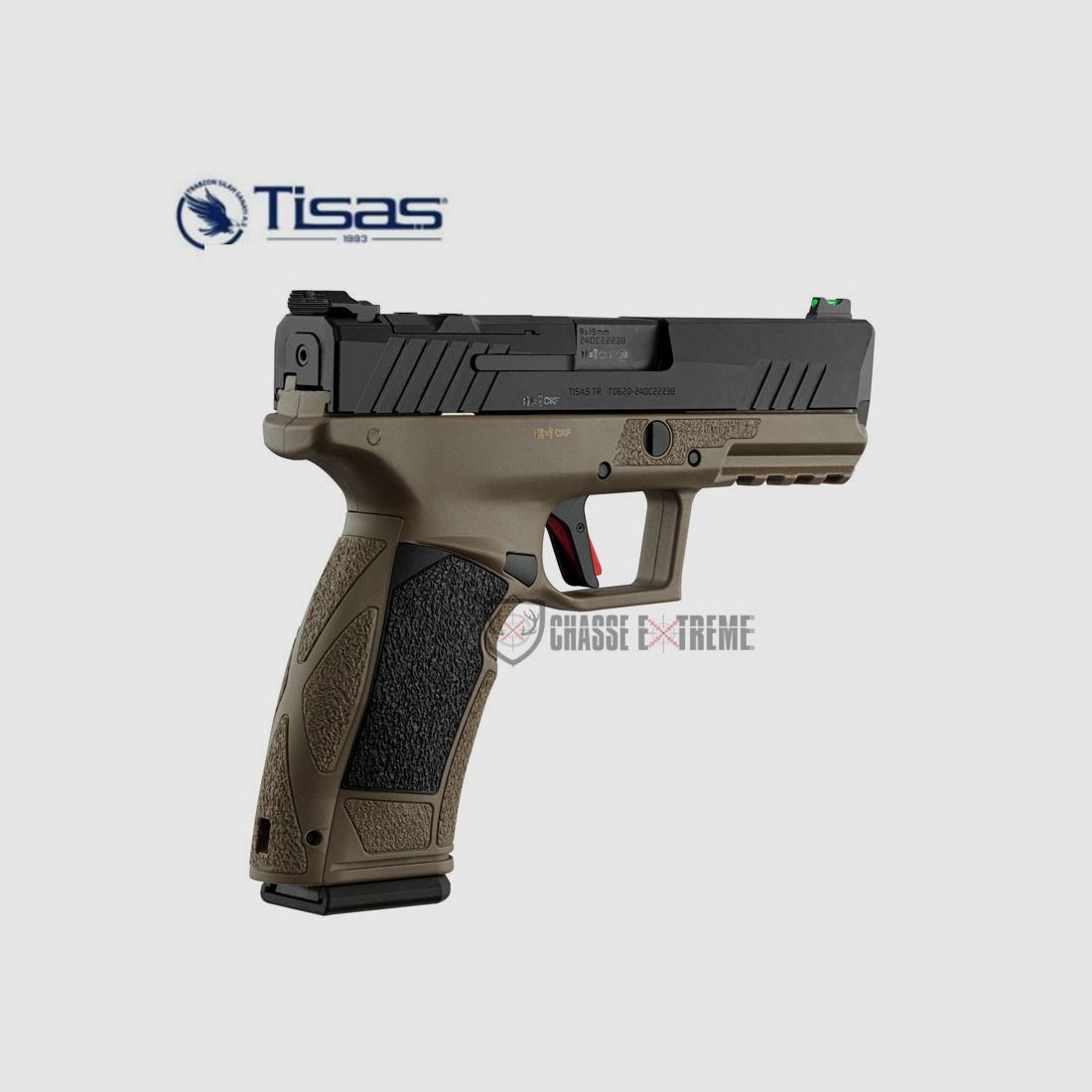 TISAS PX-9 Duty GEN 3 Pistol Kal 9x19 mm Bicolor Zwart/Fde, afbeelding 7 van 8