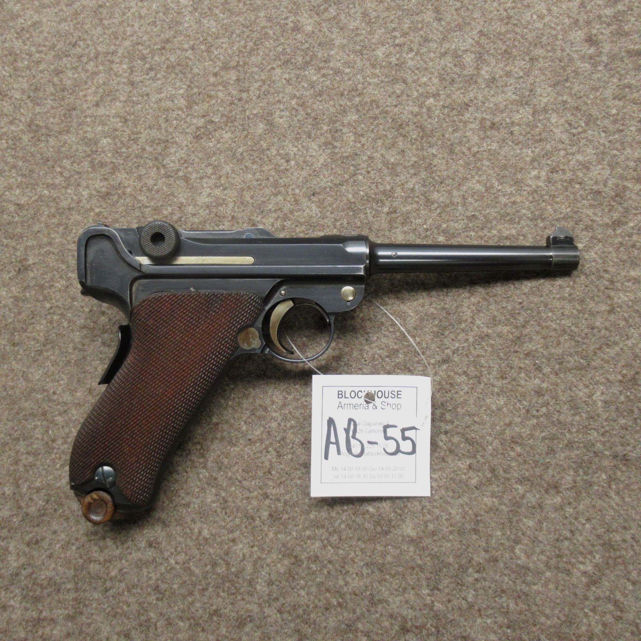AB-55 pistolet DWM mod. 1906 cal. 7.65mm Para, image 1 sur 4