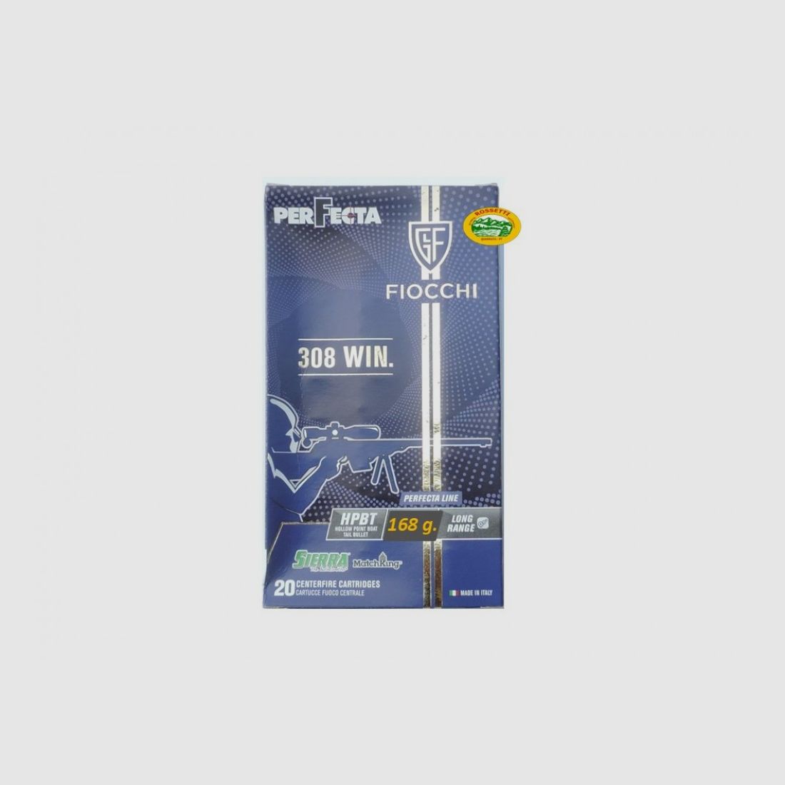 FIOCCHI Munition Kal. .308 Win 168 gr. PERFECTA