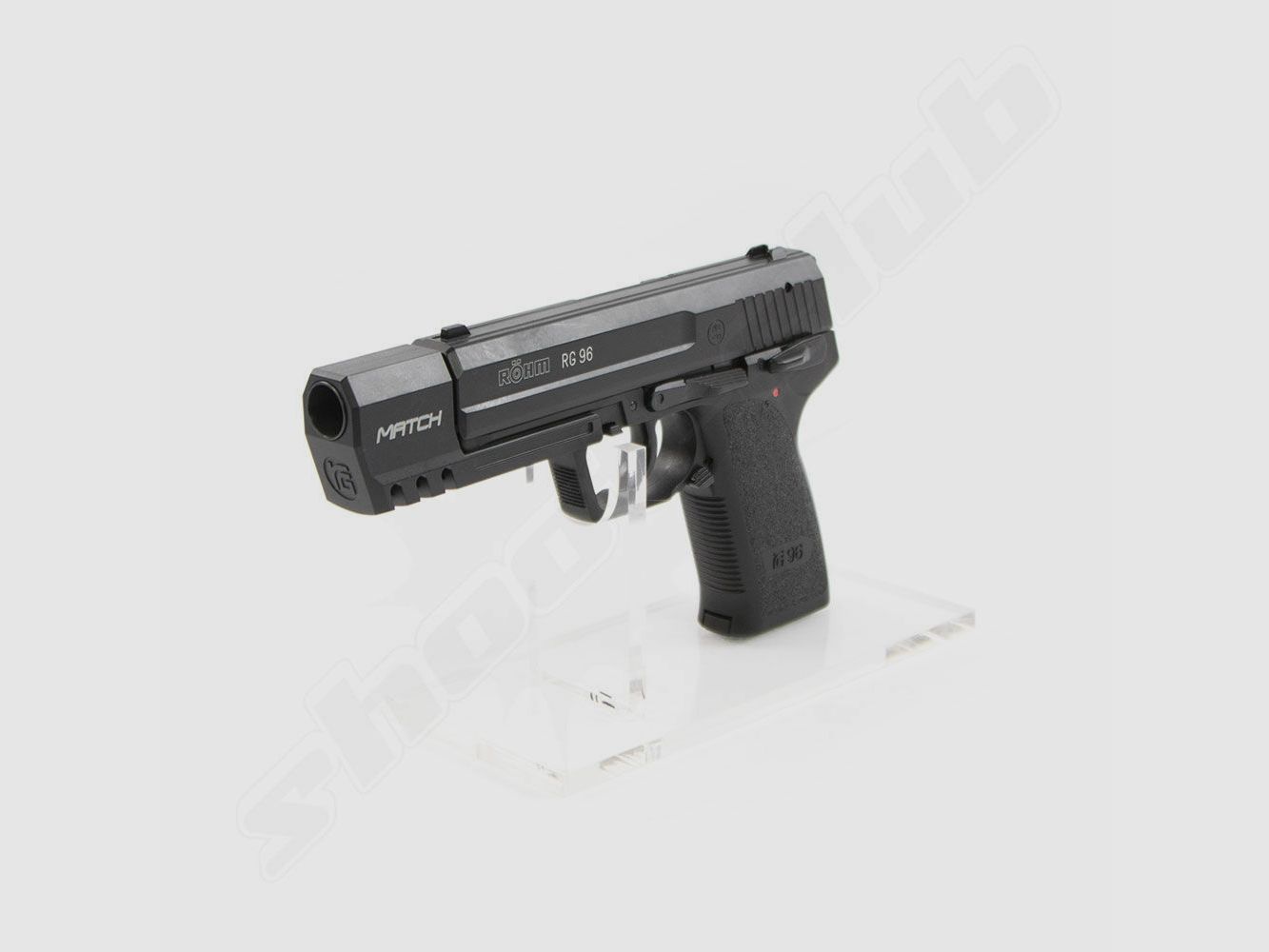 Röhm RG 96 MATCH brüniert 9 mm P.A.K. Platzpatronen-Set, Bild 2 von 4