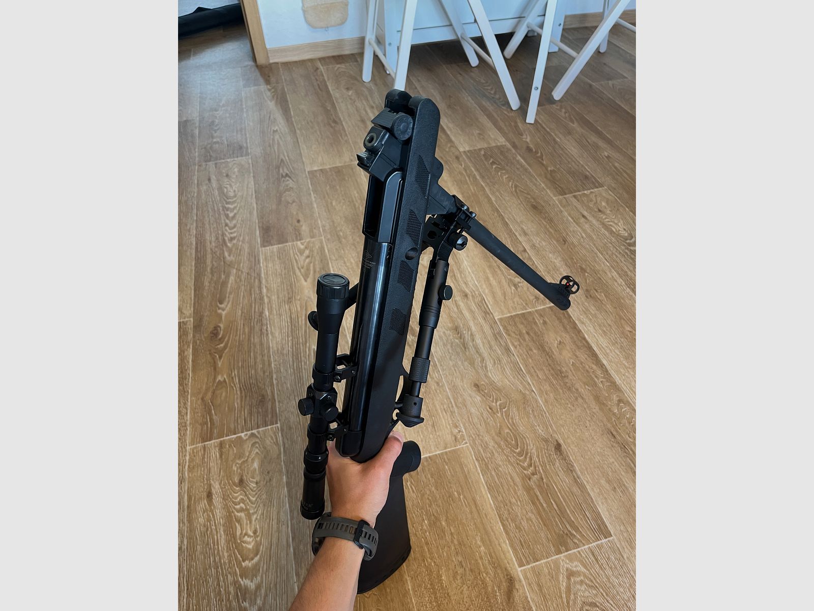 Air rifle SSG AN500 4.5 mm + scope + bipod + bag + pellets