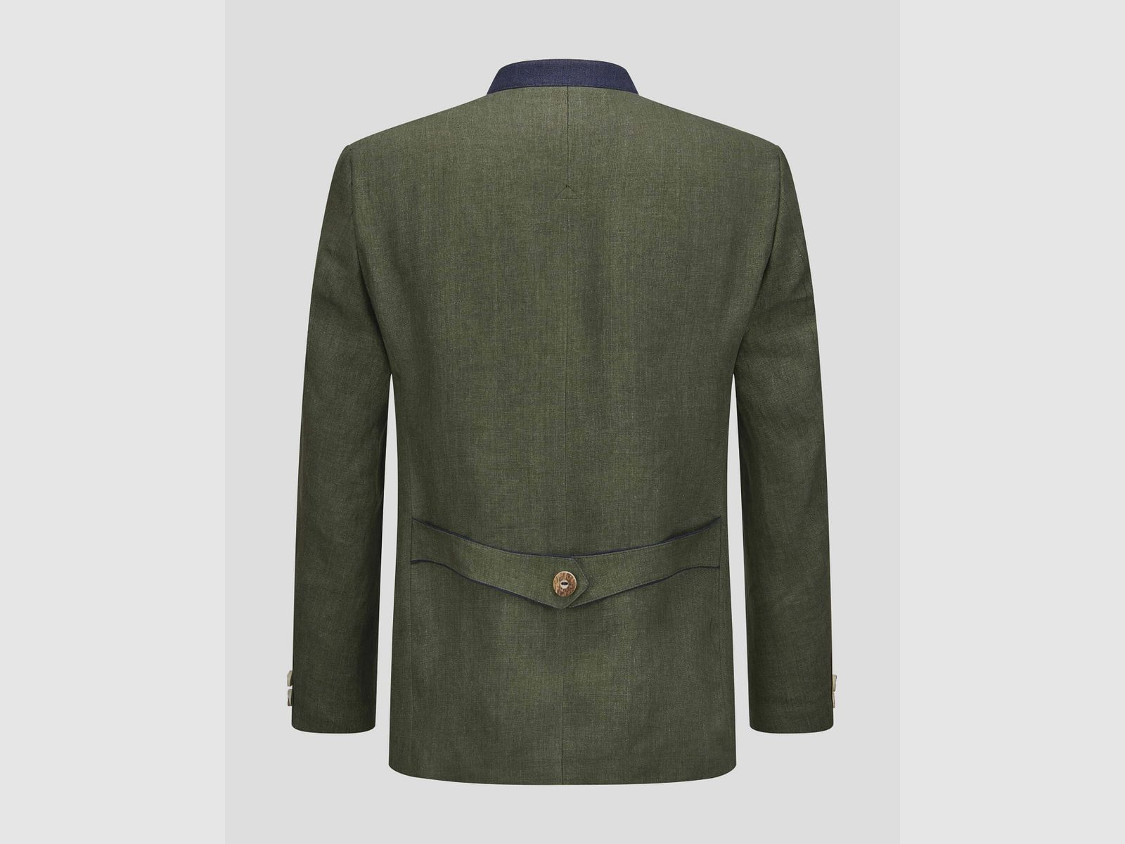 Lodenfrey linen jacket in olive, image 2 of 2