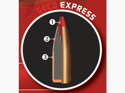 50 Stück NEUE GECO Geschosse - EXPRESS 7mm / .284 - 10,0g/155gr #2416985 | Wirksamkeit auf weite D