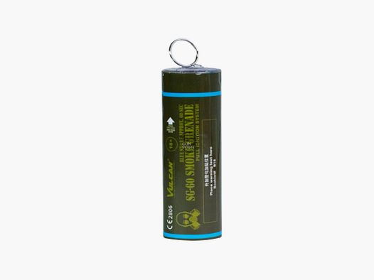 Vulcan Smoke Grenade - Rauchtopf mit Reißzünder 60 Sekunden Blau
