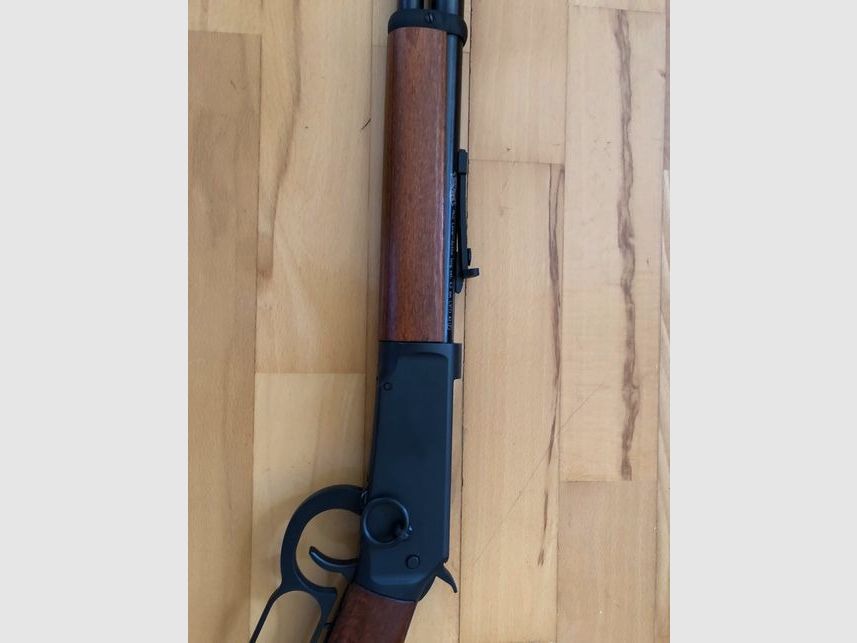 Umarex Cowboy Rifle 88g Co2 GEWEHR inkl. Magazin + 88g CO2 Patrone + eine Dose Munition schwarz braun SET