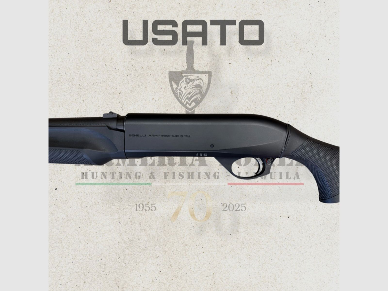 USATO – FUCILE SEMIAUTOMATICO – BENELLI MOD. M2 cal. 12, immagine 5 di 5