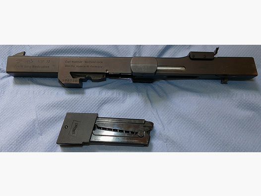 TOP GELEGENHEIT  WECHSELSYSTEM FÜR WALTHER GSP KALIBER .32 S. u. W. long Wadcutter  GELEGENHEIT