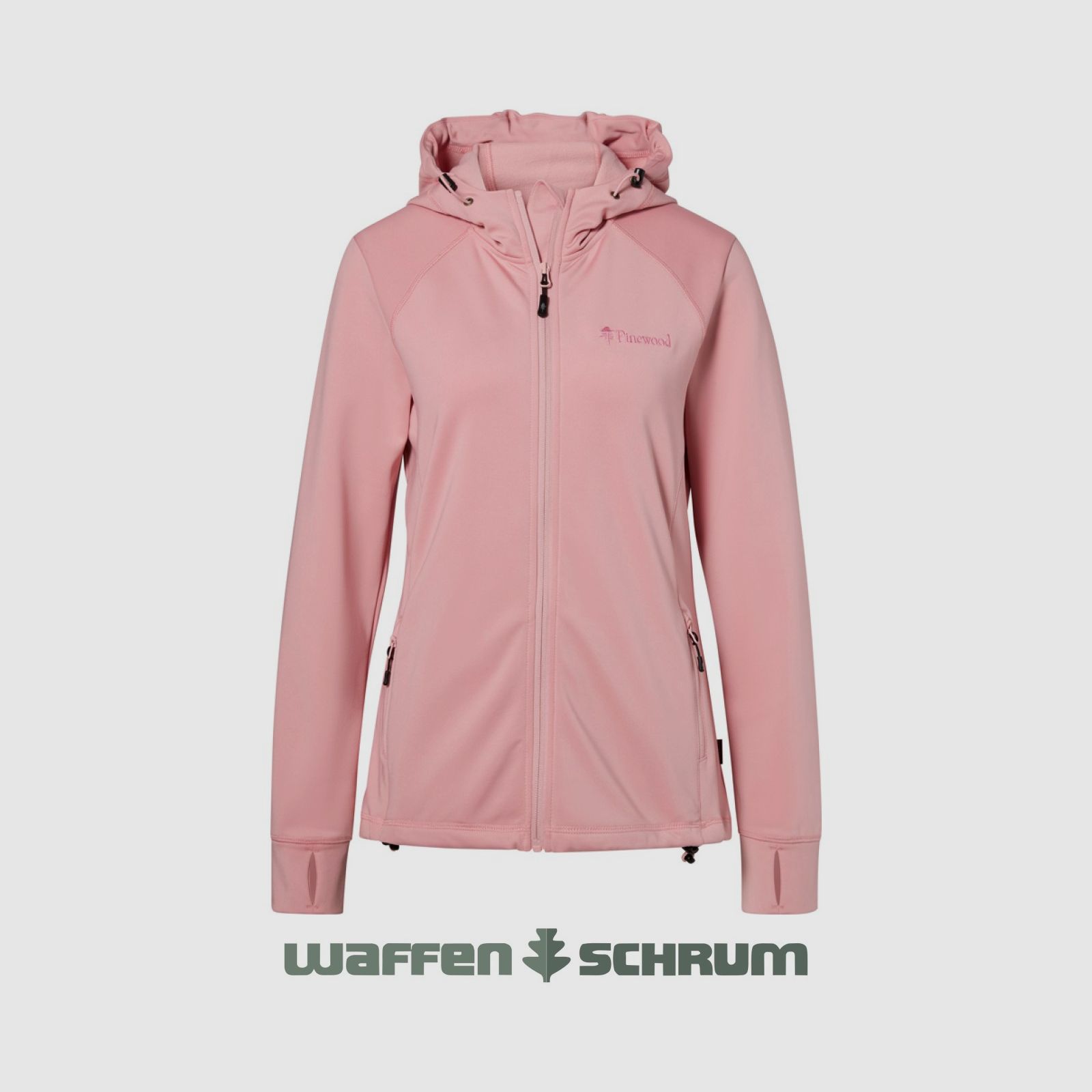 Pinewood Fleecehoody Finnveden L. Pink