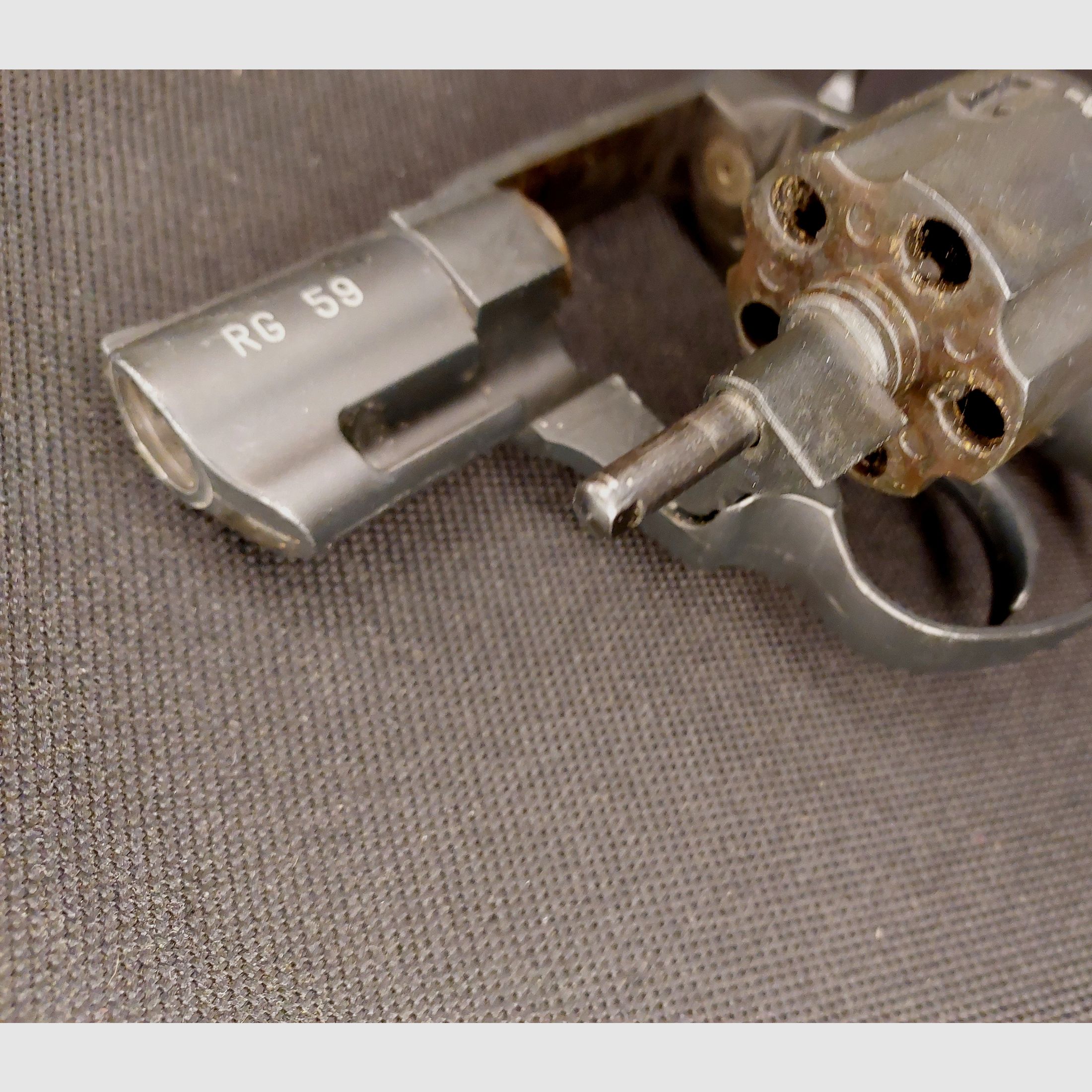 Röhm RG 59 Schreckschuss Revolver Alu Chrome 9 mm R.K. (PTB 735)