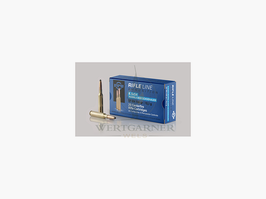 PPU Patronen 6,5x54 mm, Mannlicher Schönauer, 156 gr, 20 st/pak.