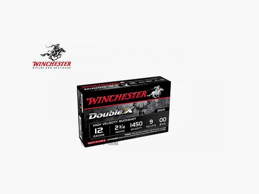 WINCHESTER Double X Buckshot 9 Pellets kal 12/70