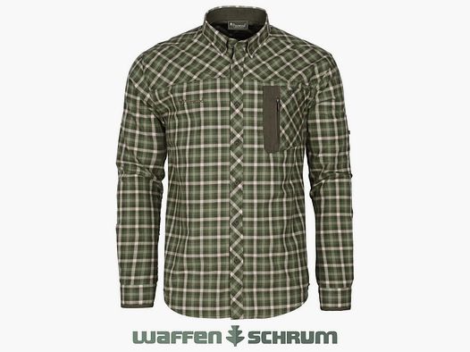 Camisa Wolf de Pinewood Offwhite Marrón