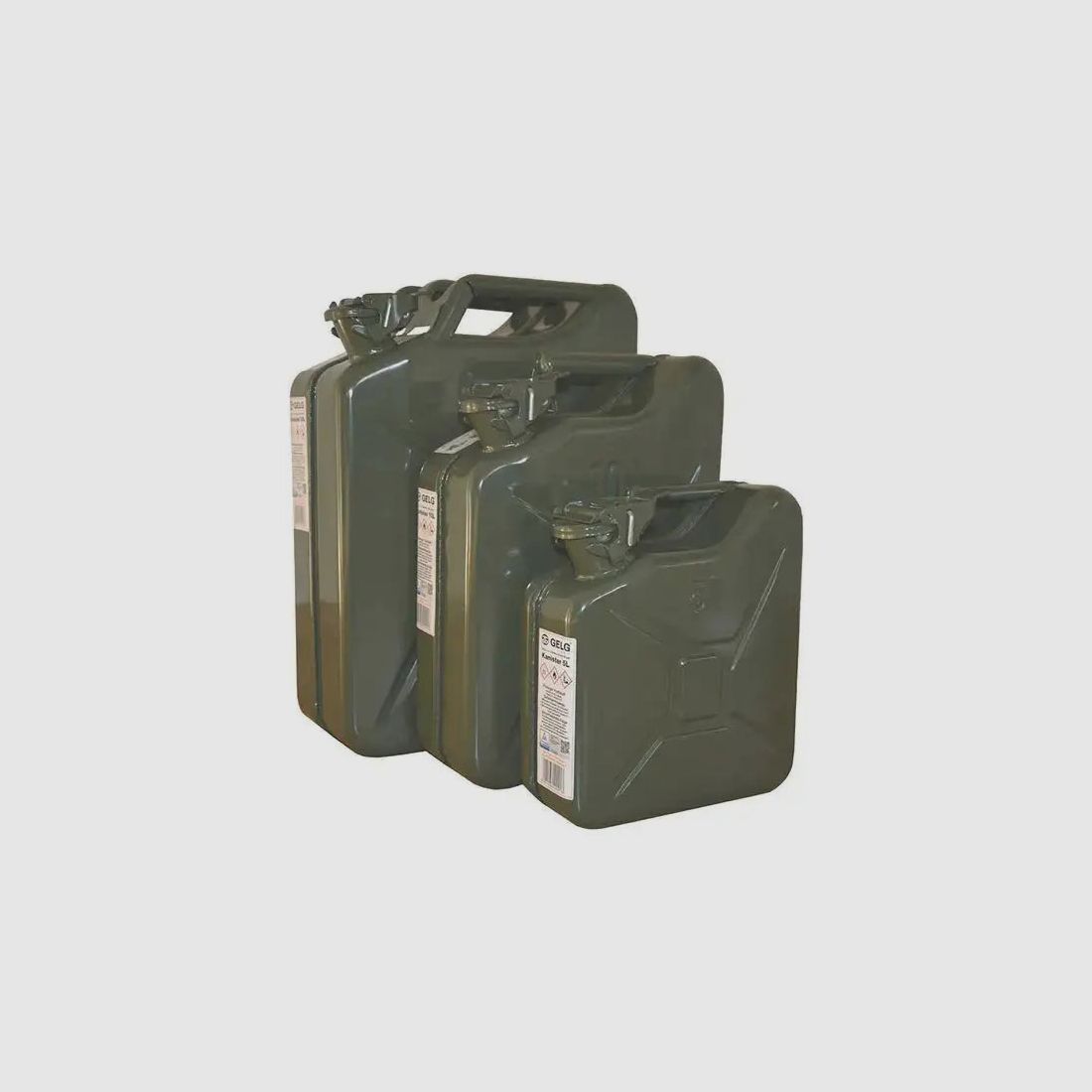 A. Blöchl A. Blöchl Nato Benzinkanister Stahlblech Neu - 10 L
