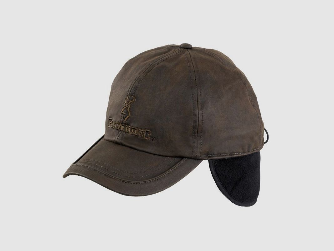 Browning Kappe Winter Wax mit Ohrenschützer und Innenfleecefutter