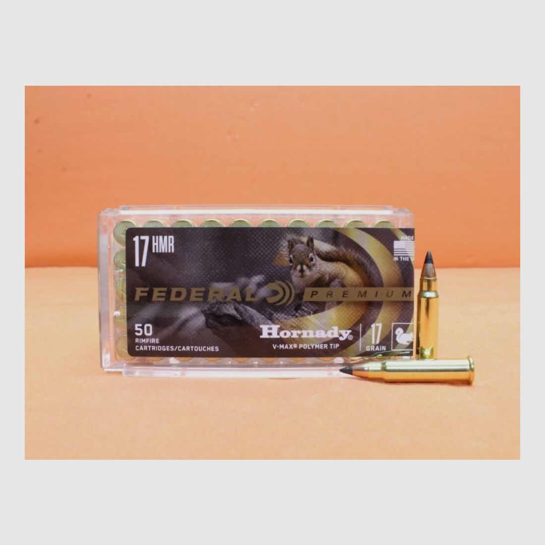 Patrons fédéraux .17HMR Federal 17grs V-MAX (P771) VE 50 cartouches [#ARS] 1,10g V-MAX