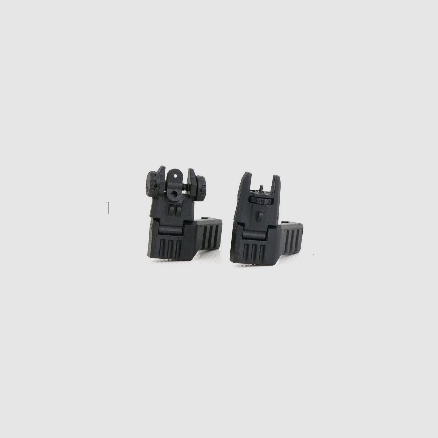 GERMAN TACTICAL SYSTEMS OFFSET AR-15 FLIP-UP SIGHT SET NOIR
