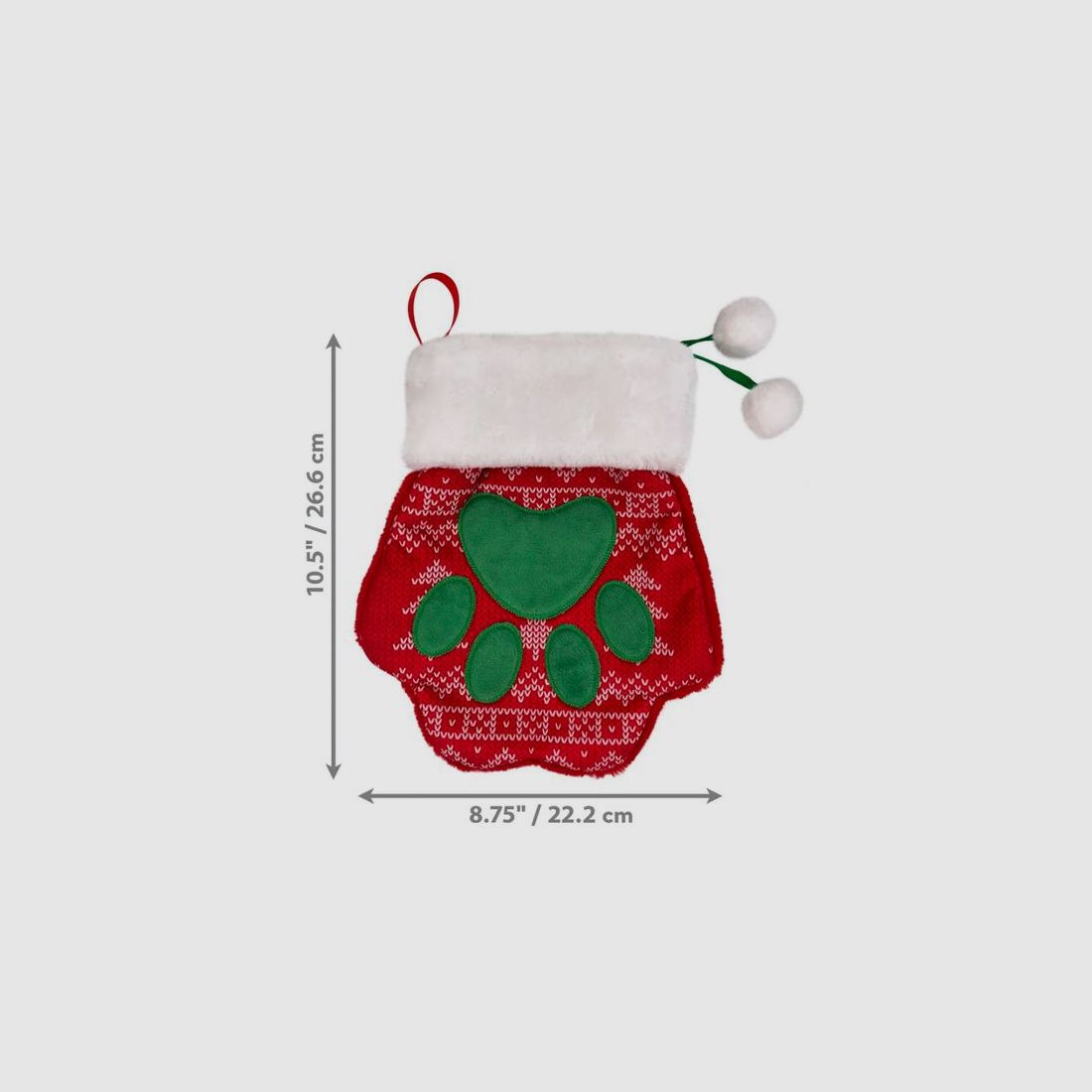 Kong Holiday Stockings Paw 26,5x22x3cm, billede 3 af 3