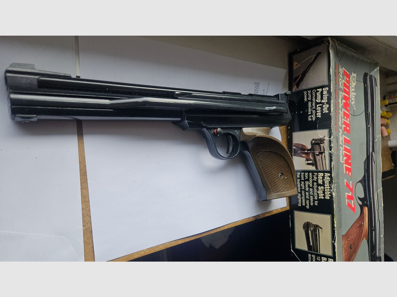 Luftpistole Daisy Power Line 717 4,5mm F-Zeichen Seitenspanner