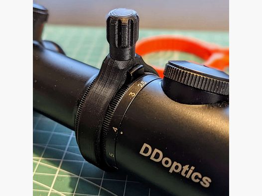 For DDoptics Gen2: Quick adjustment lever for magnification setting of the Gen2 series