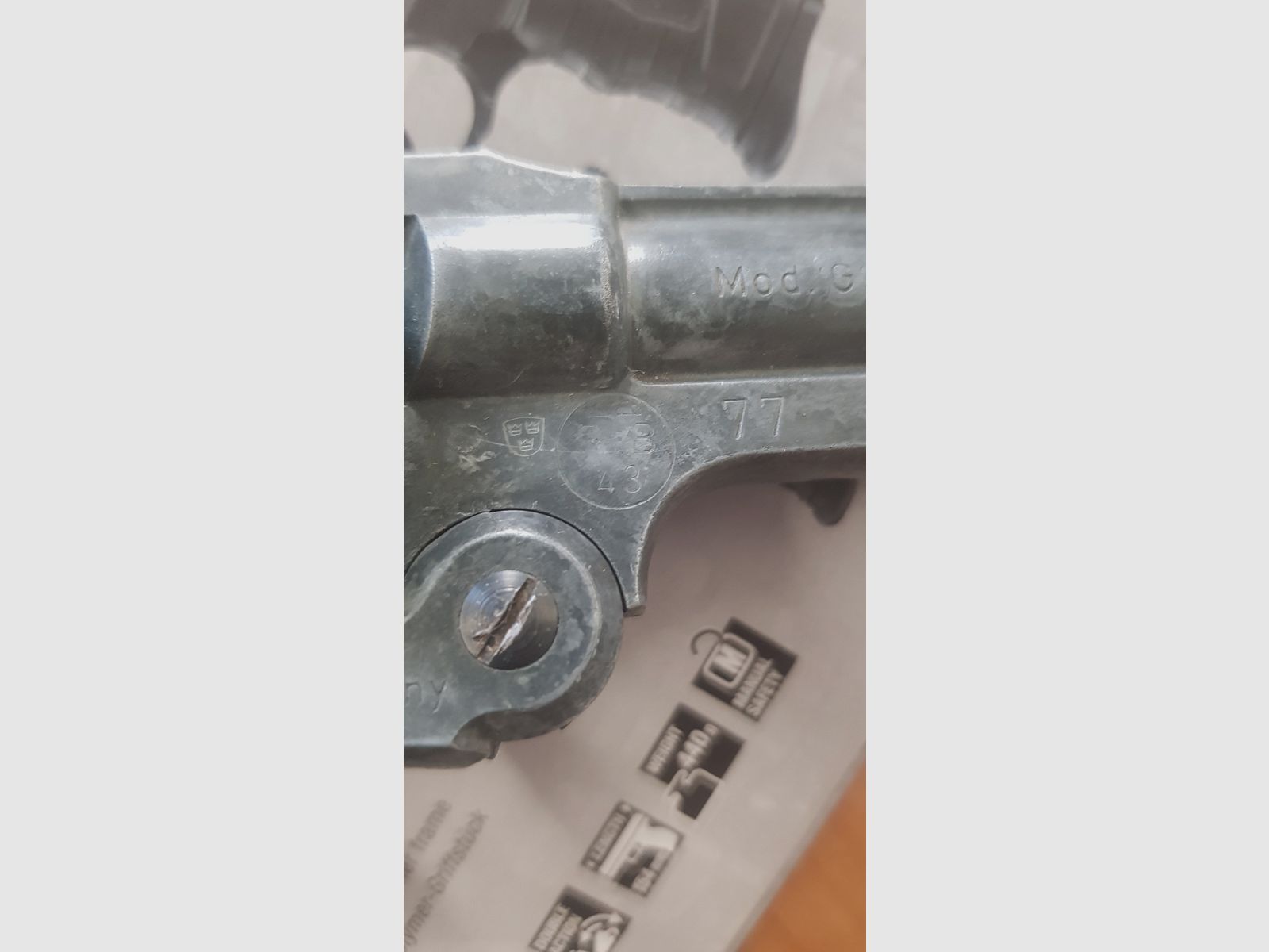 Mayer & Söhne SRS revolver à bascule Perfecta Mod. 2000 en cal. 9mm RK de l'année 1977