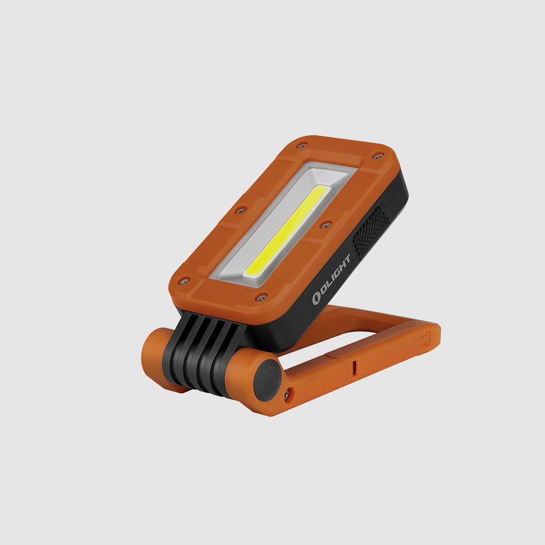 Olight pomarańczowa lampa robocza COB + LED obrotowa z podstawą magnetyczną, zdjęcie 36 z 36