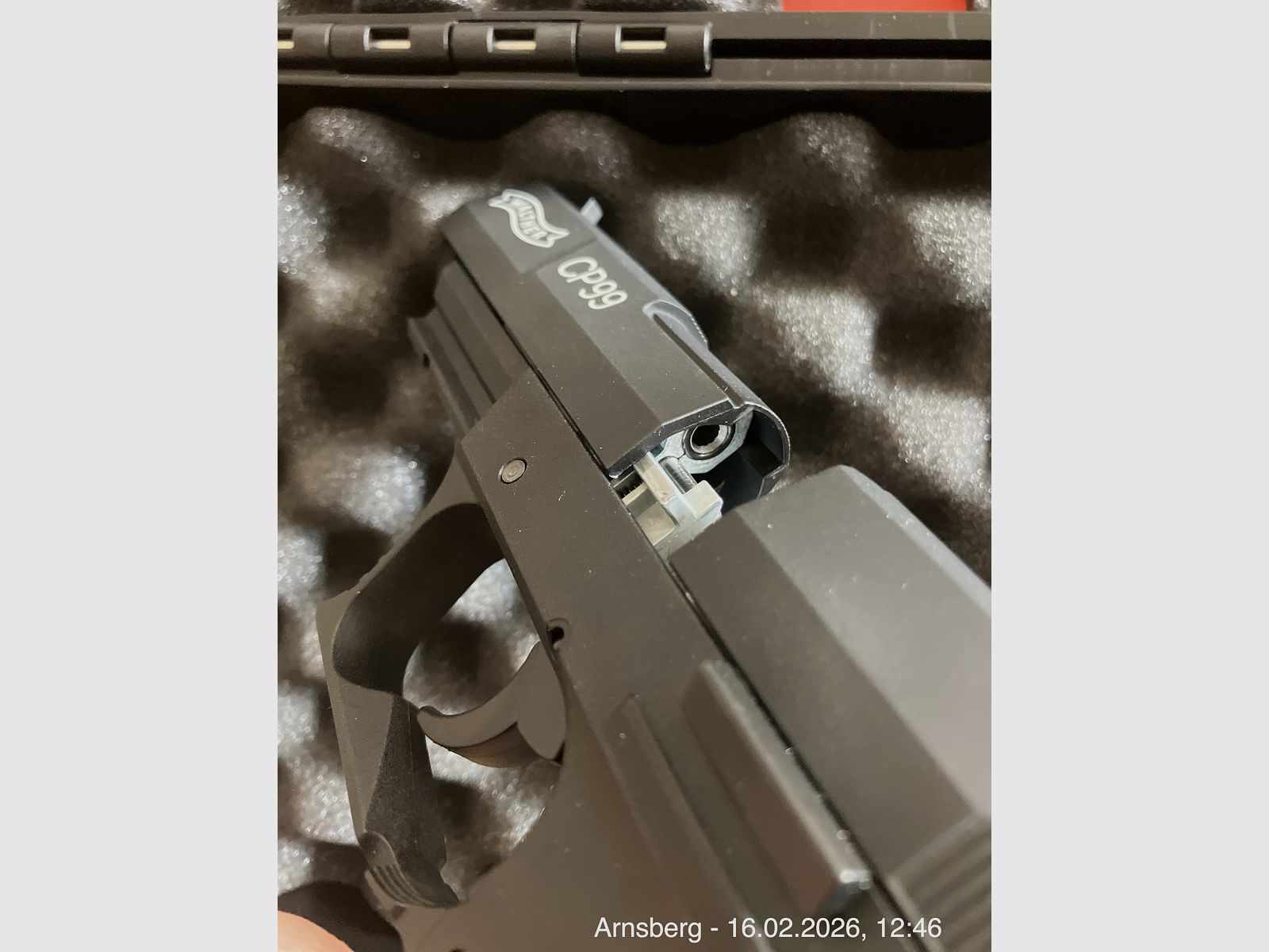 NUOVO!! Walther CP99 BLK CO2 Pistola 4,5 mm Diabolo