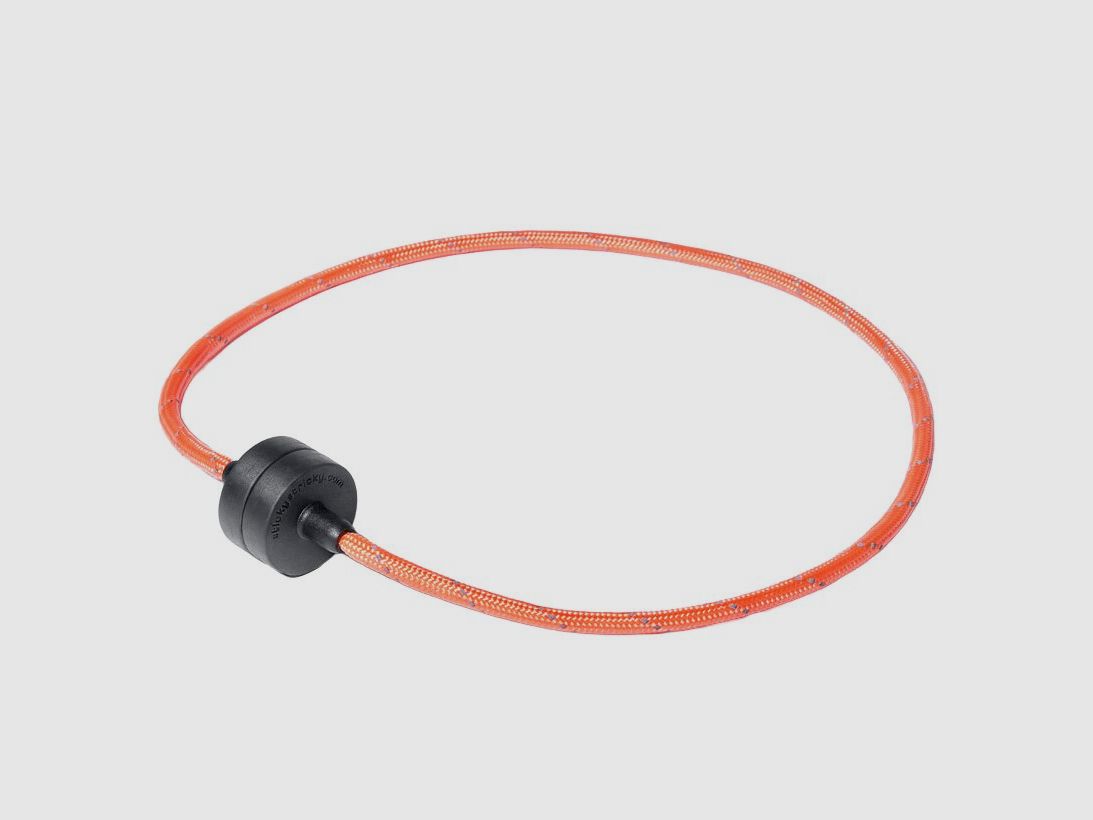 Reflective magnet cord S, 20 cm orange, image 2 of 5