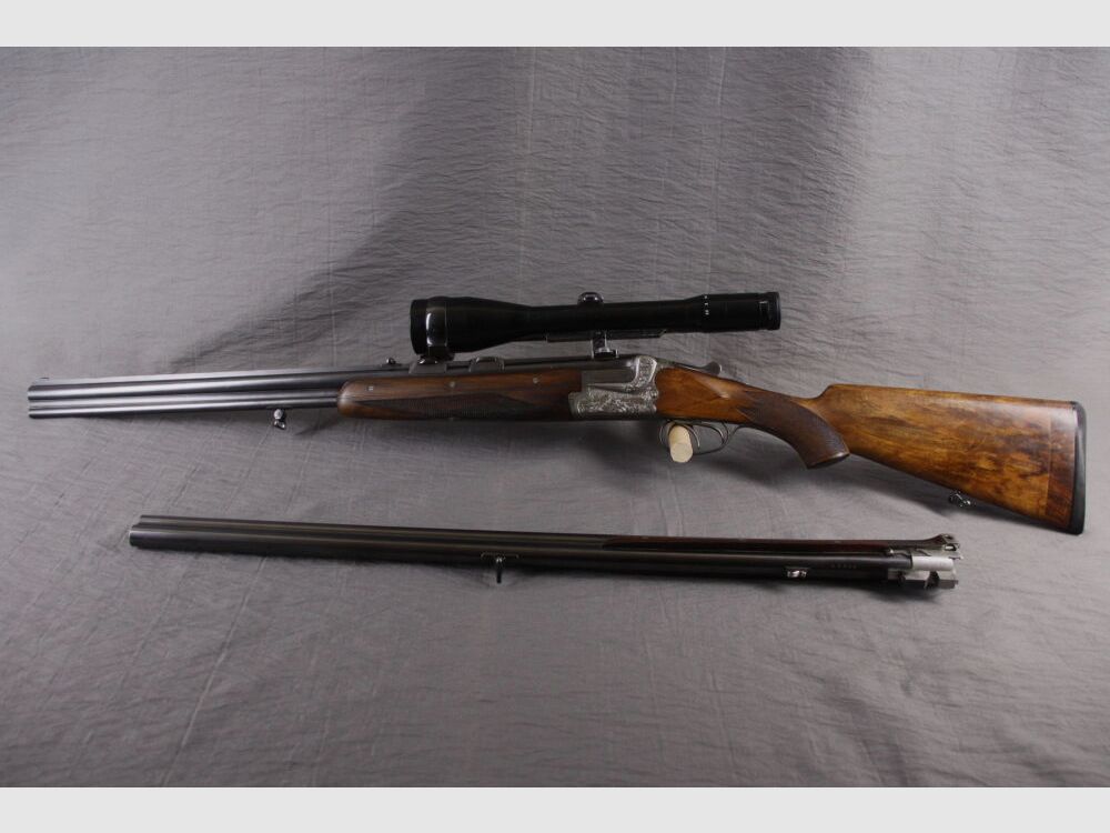 Merkel / Suhl break-action rifle with interchangeable barrel